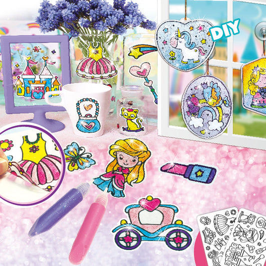 Lovely princess window art