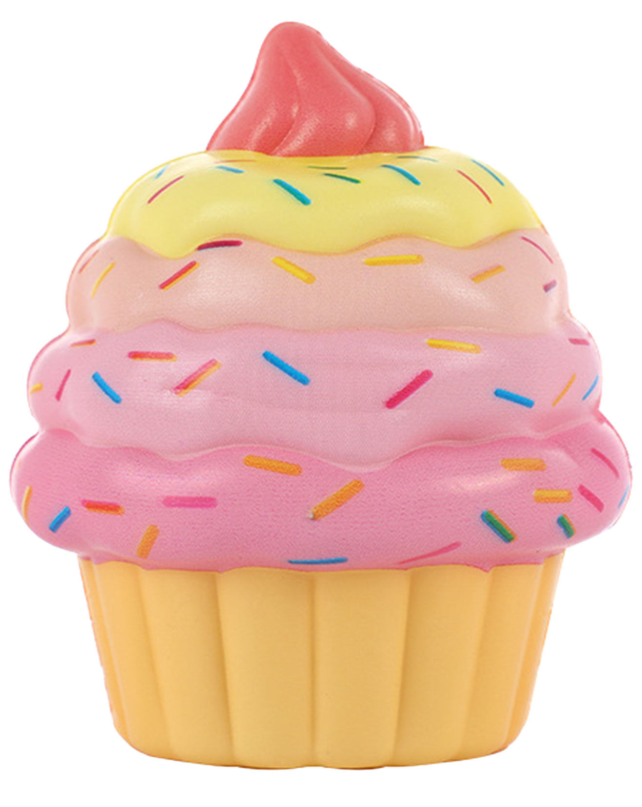 Squishy slow rising Cup Cake Keychain in 65mm cap