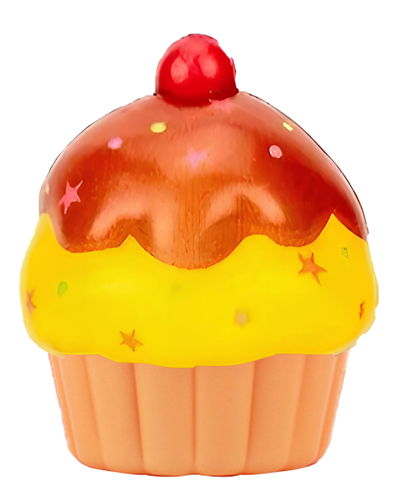 Squishy slow rising Cup Cake Keychain in 65mm cap
