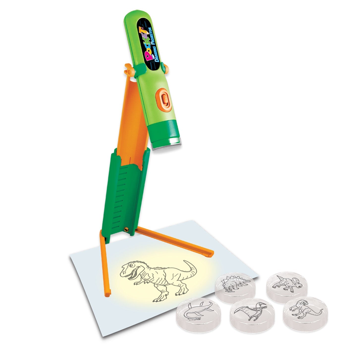 Dinsoaur pocket drawing projector w/6 image