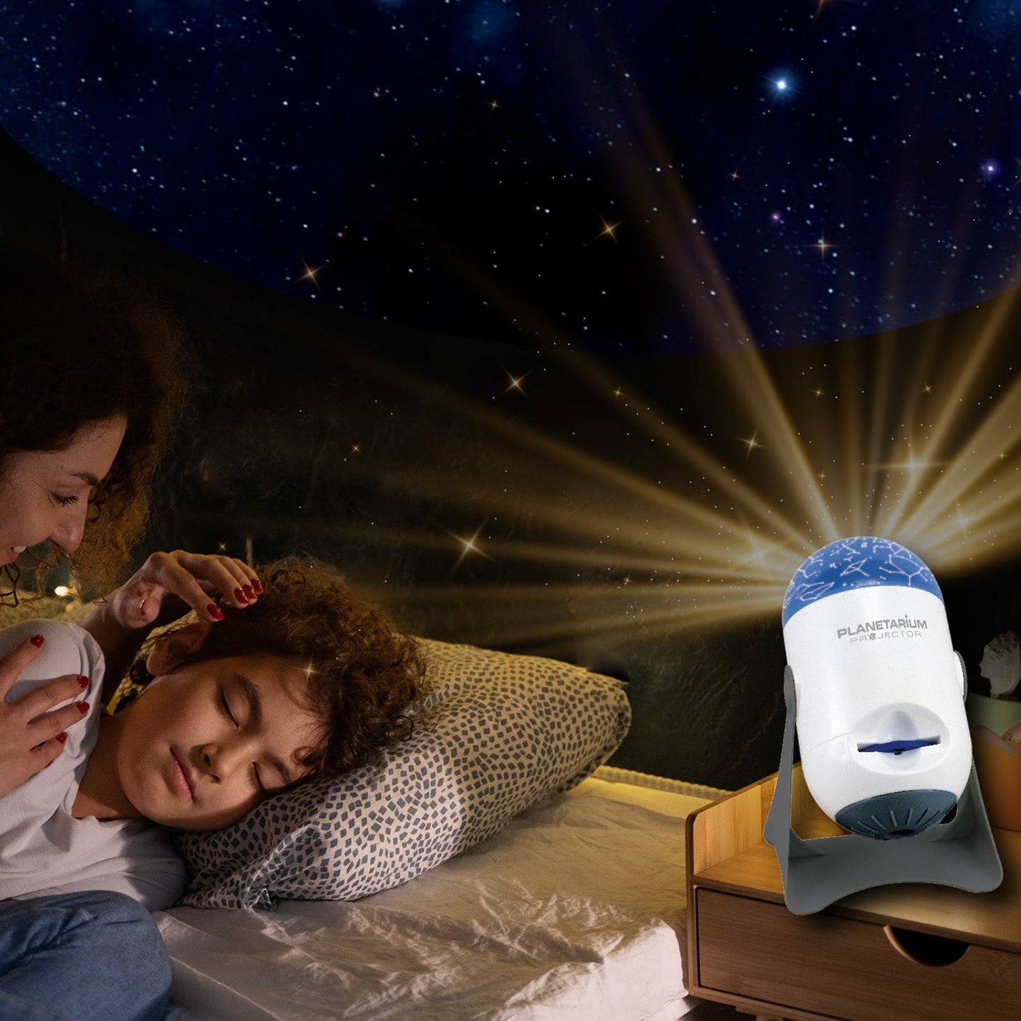 Planetarium projector w/ 2 projection