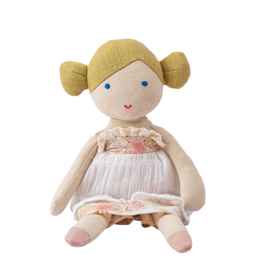 Yellow Hair Doll plush toys 30cm