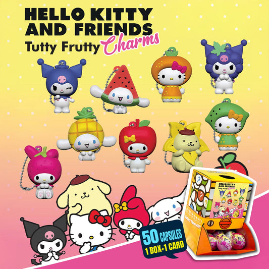 Hello Kitty Tutty Fruit Charms Countertop Capsule Display(5cm L40)