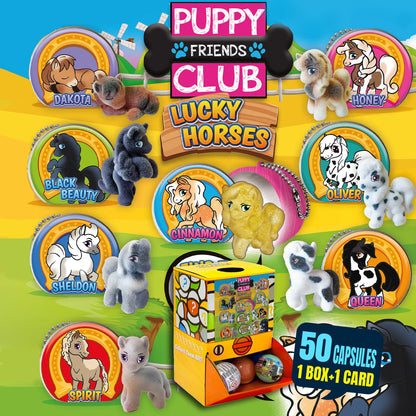 Lucky horse Puppy club Countertop Capsule Display(5cm L40)