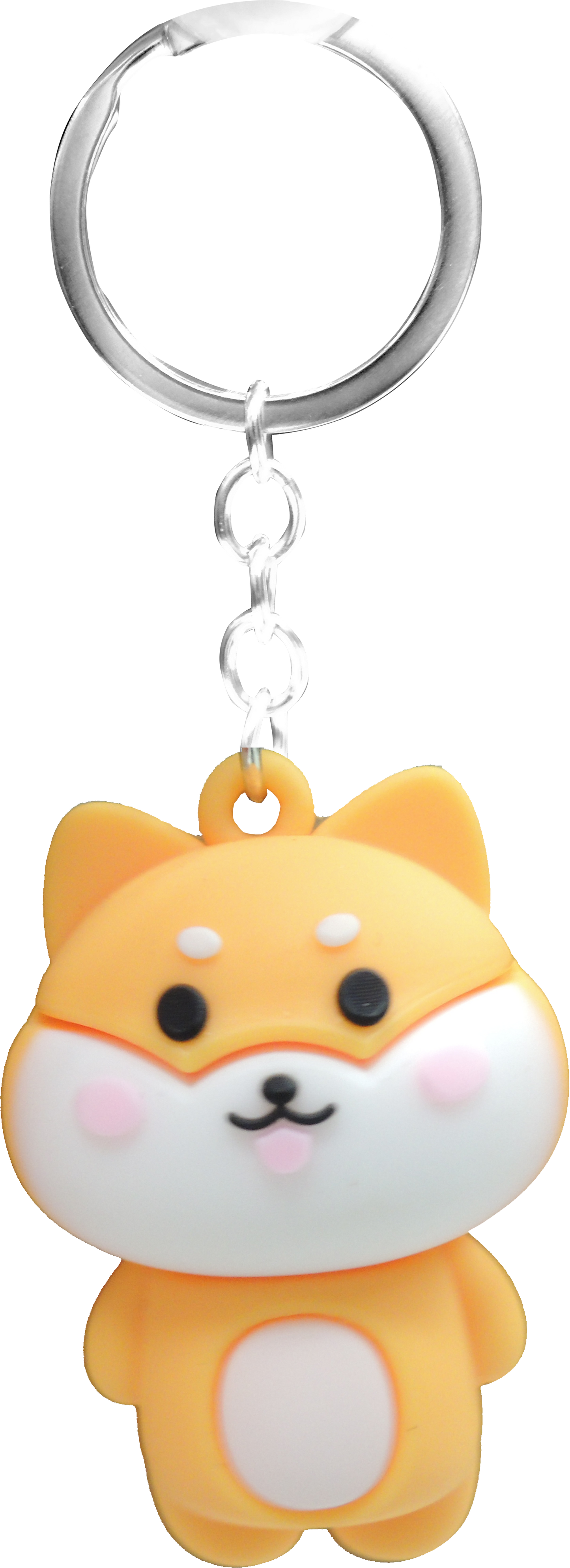 PVC Cute Animal keychain in 65mm capsule
