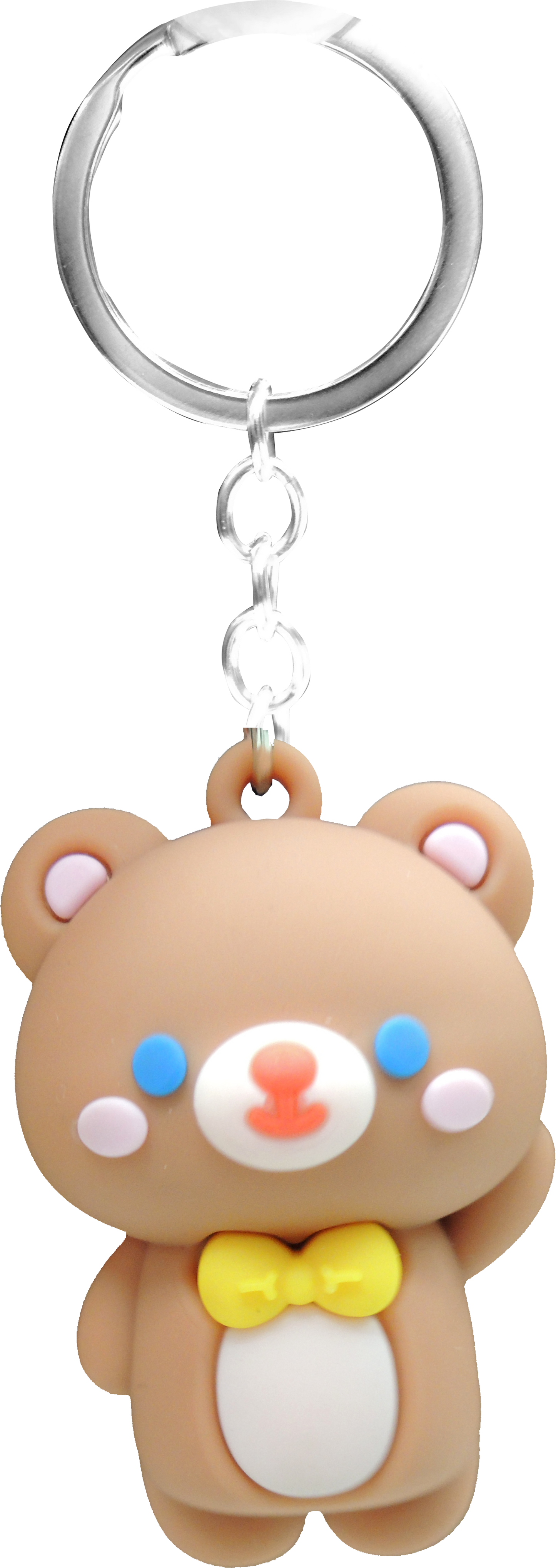 PVC Cute Animal keychain in 65mm capsule