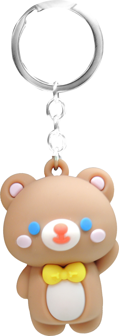 PVC Cute Animal keychain in 65mm capsule