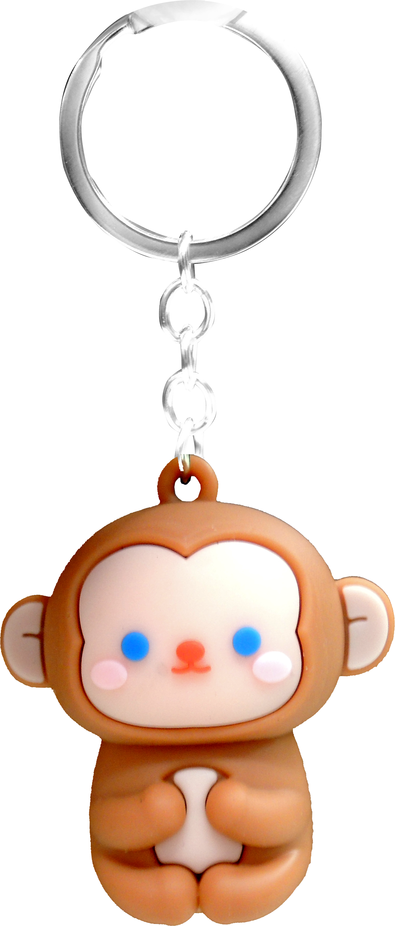 PVC Cute Animal keychain in 65mm capsule