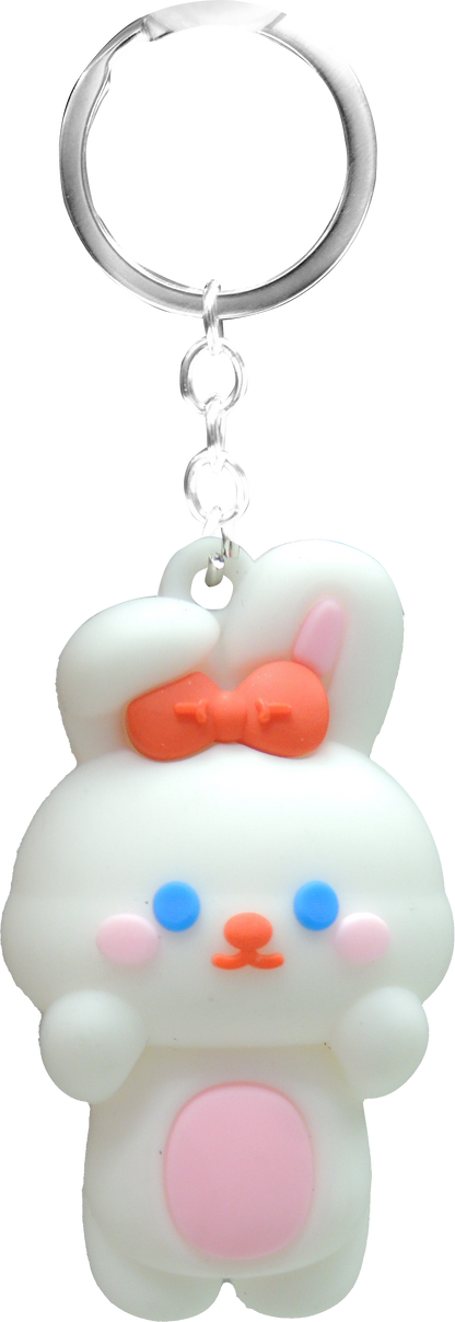 PVC Cute Animal keychain in 65mm capsule