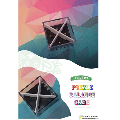 Puzzle Balance Game in 65mm capsule