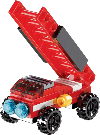 Fireman brick in 63x70mm capsule