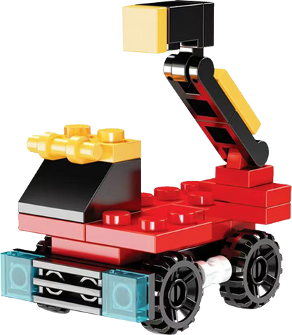 Fireman brick in 63x70mm capsule