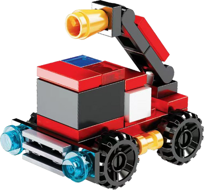 Fireman brick in 63x70mm capsule