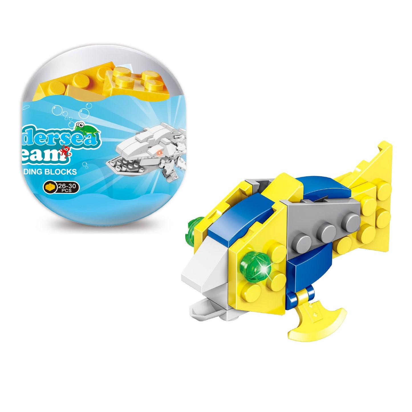 Brick Sea Animal Countertop Capsule Display(70mm L16)
