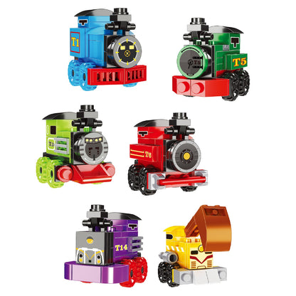 Brick Train Countertop Capsule Display(70mm L16)