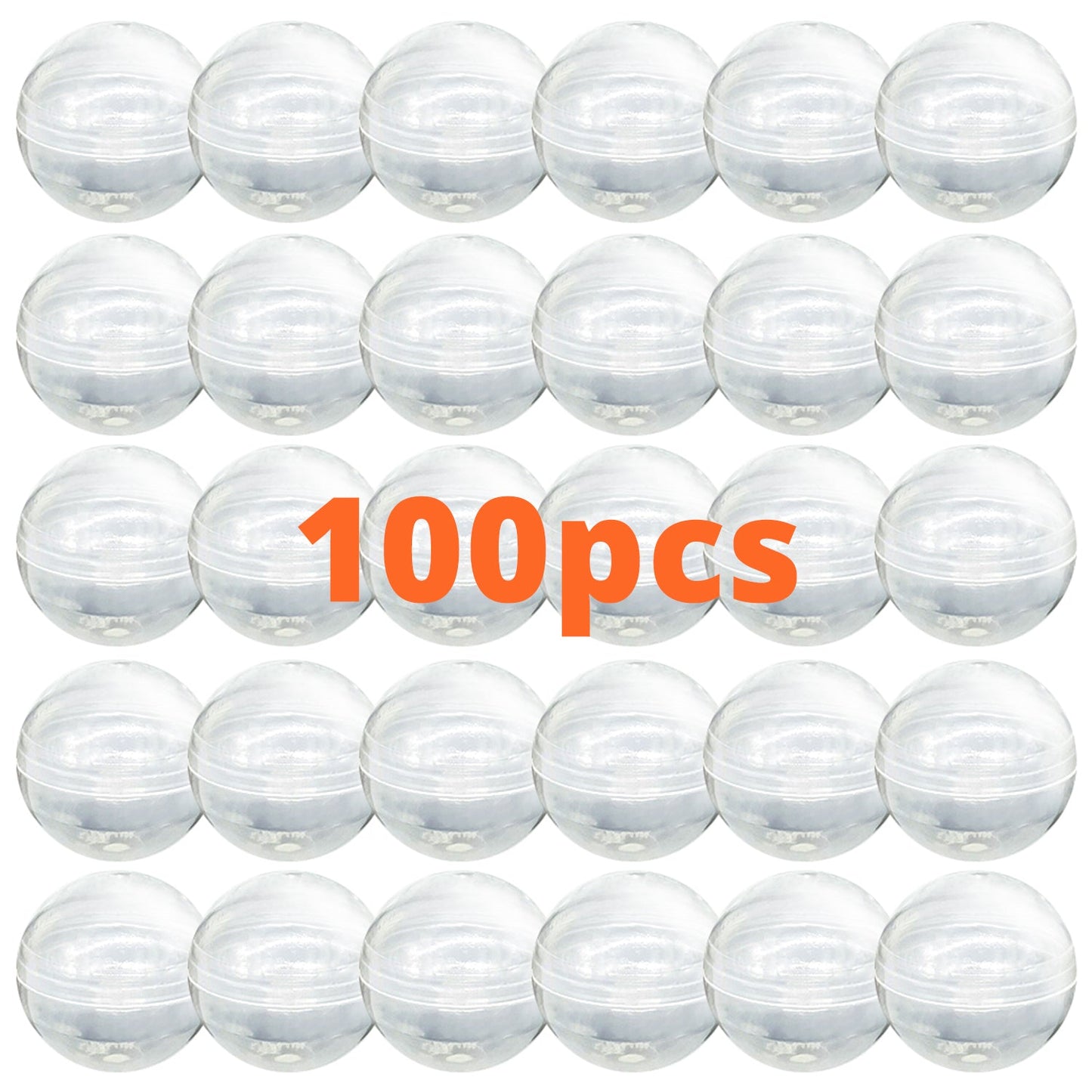 50mm Capsule clear color (100pcs/bag)