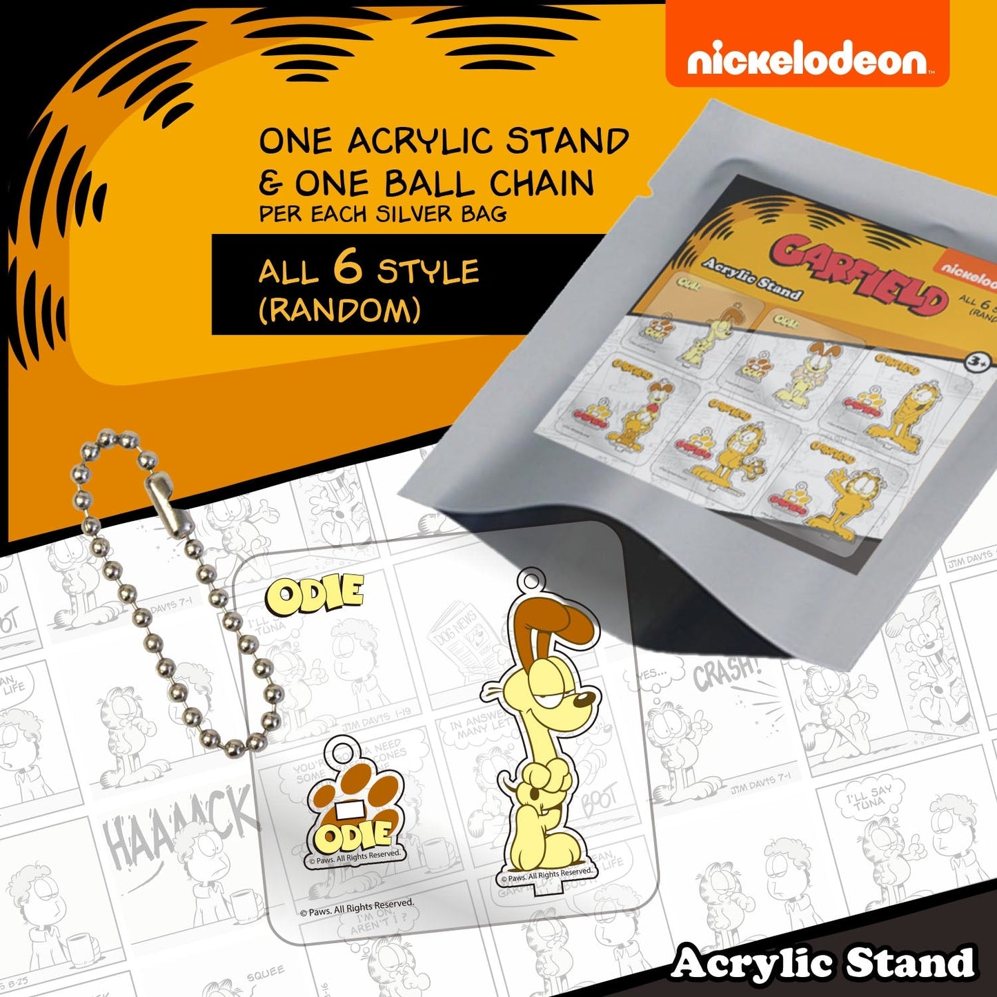 Garfield Acrylic Stand Bulk