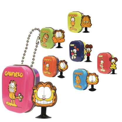 Garfield Tin Box & PVC Suction Cup Bulk 8pcs/bag