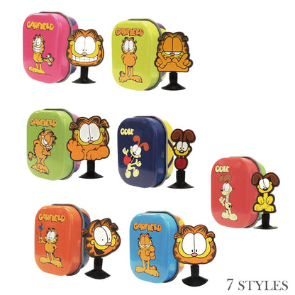 Garfield Tin Box & PVC Suction Cup in 50mm capsule
