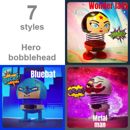 Super Hero Bobbing Head Bulk 7pcs/bag