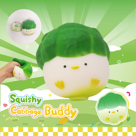 Squishy Cabbage Buddy w/display