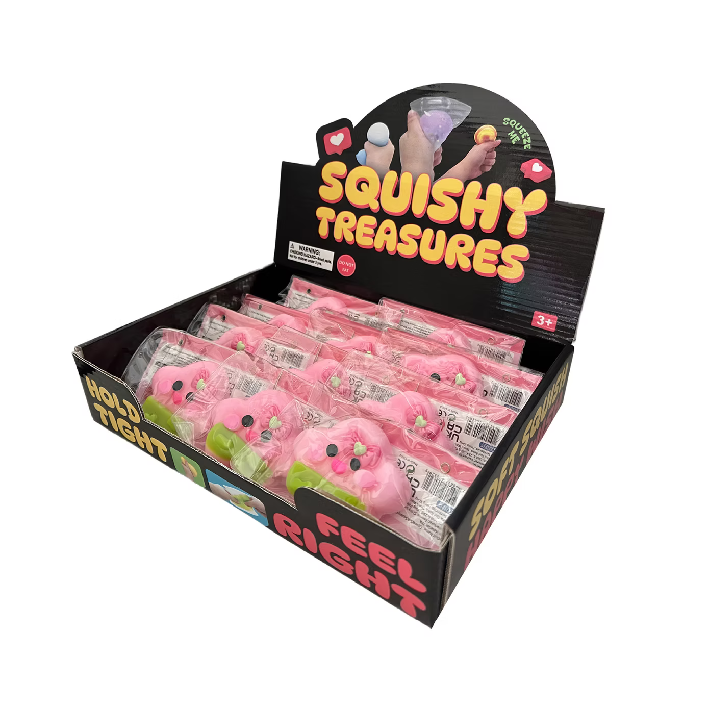 Creamy Soft Squishy Candy Star w/display