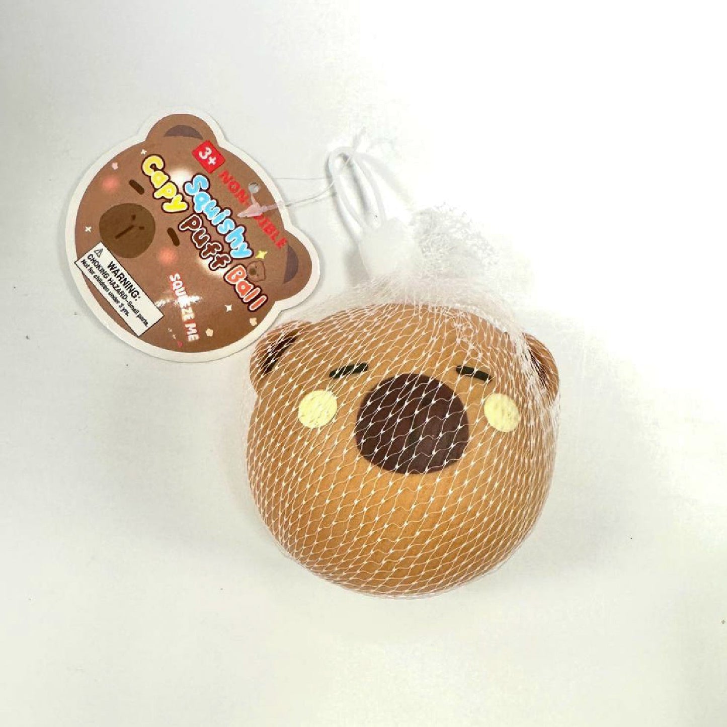 Squishy Capy Puff Ball w/display