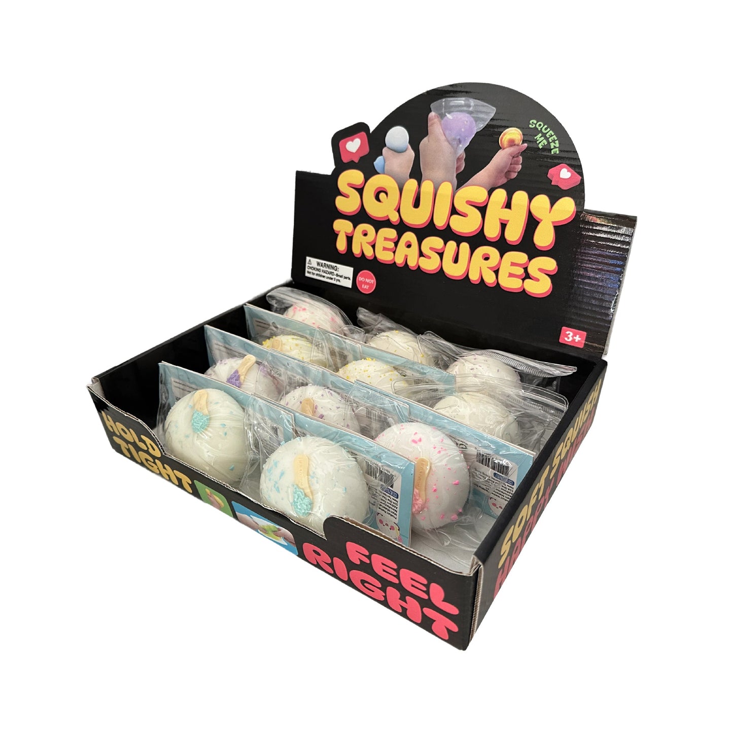 Squishy Ice Cream Ball w/display