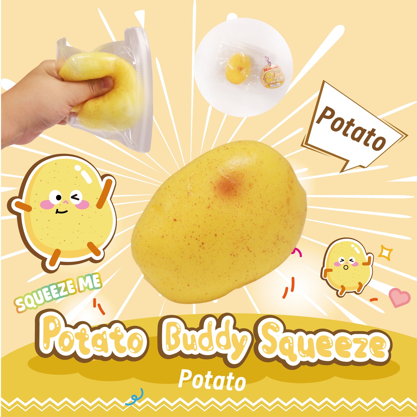 Squishy Toys Mix Series 3 (4pcs pack)