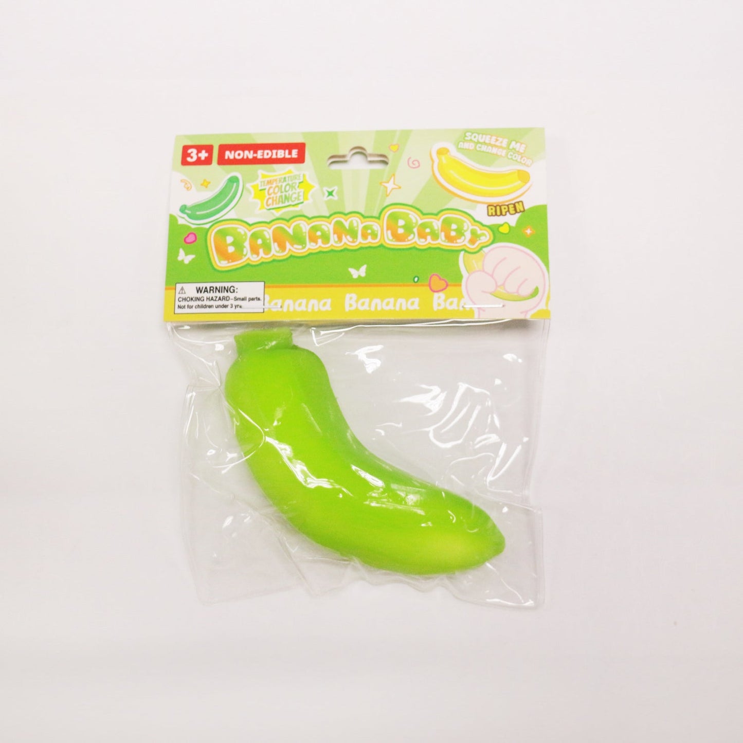 Squeeze Banana Baby with Temperature Color Change w/display