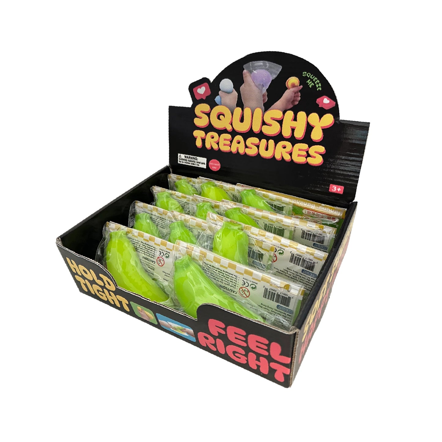Squeeze Banana Baby with Temperature Color Change w/display