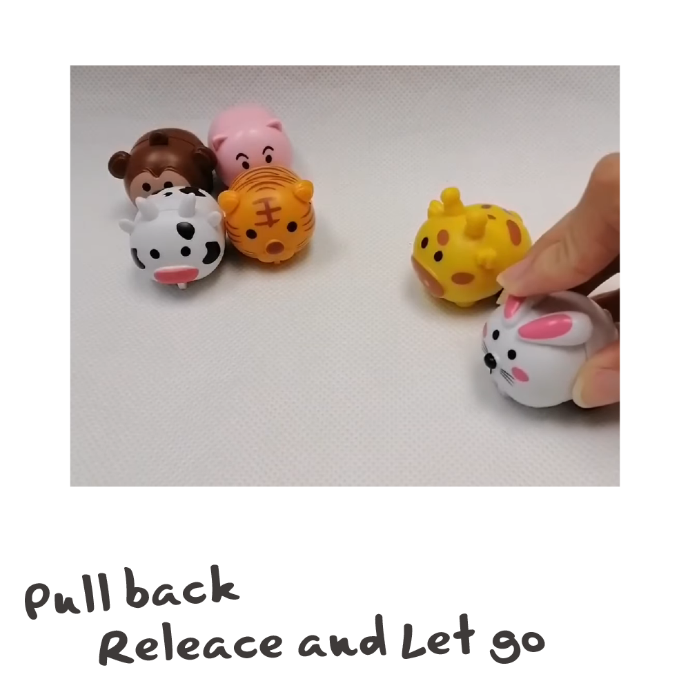 Cute Animal Pull Back Car Bulk