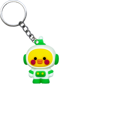 Career Animal PVC Figure Keychain in 65mm capsule