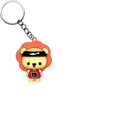 Career Animal PVC Figure Keychain in 65mm capsule