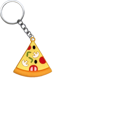Fast Food PVC Figure Keychain in 65mm capsule