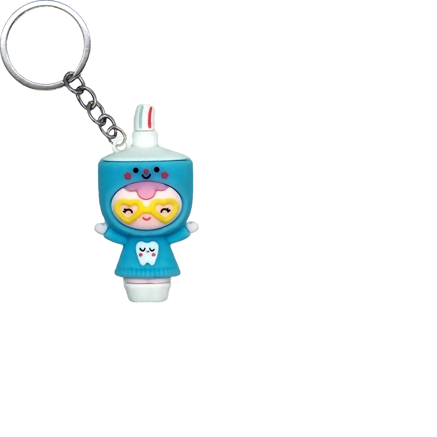 Foodie Friends PVC Figure Keychain in 65mm capsule
