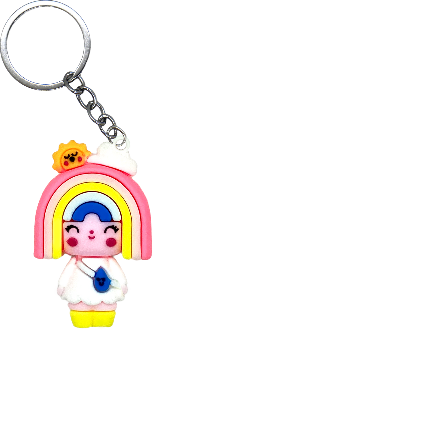 Foodie Friends PVC Figure Keychain in 65mm capsule
