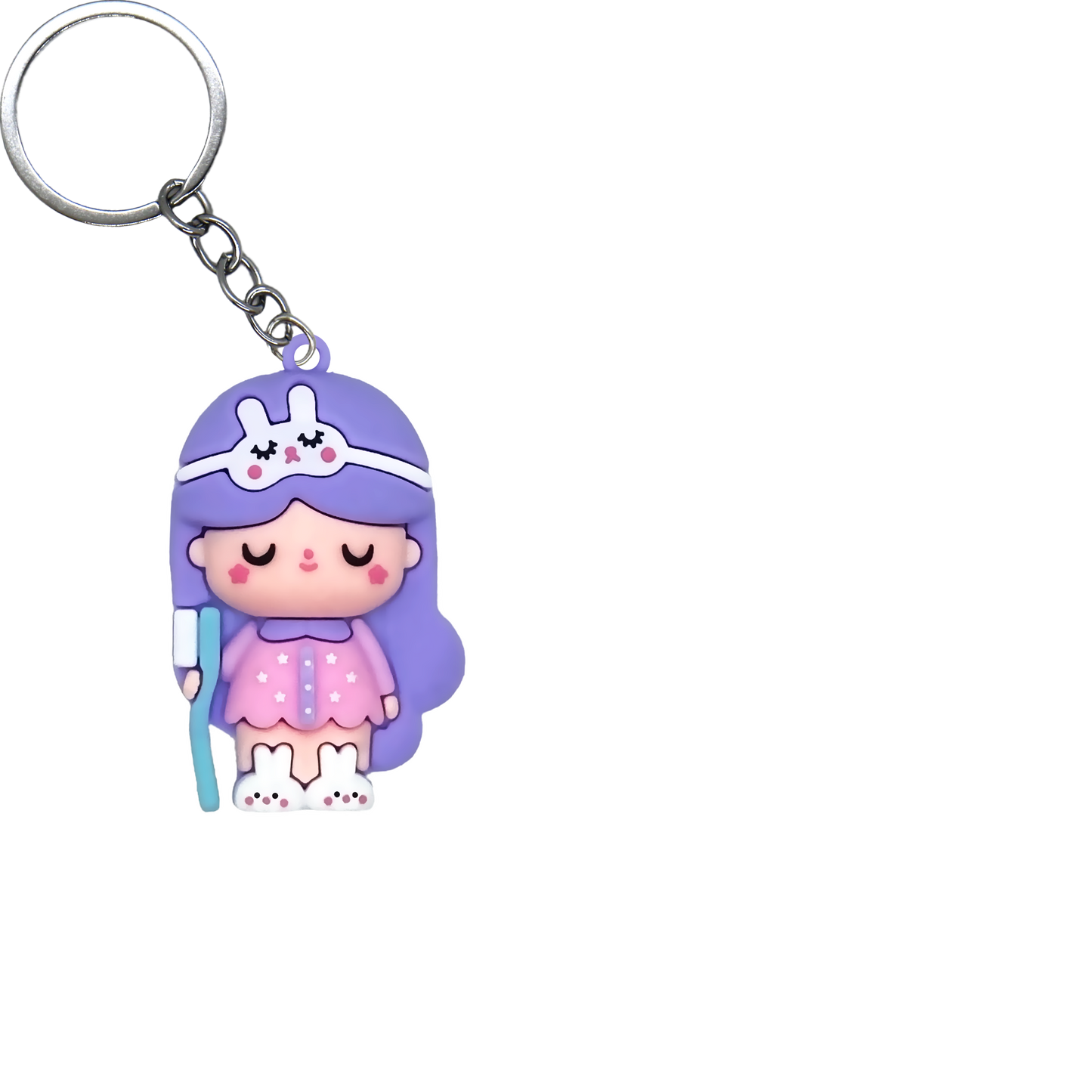 Foodie Friends PVC Figure Keychain in 65mm capsule