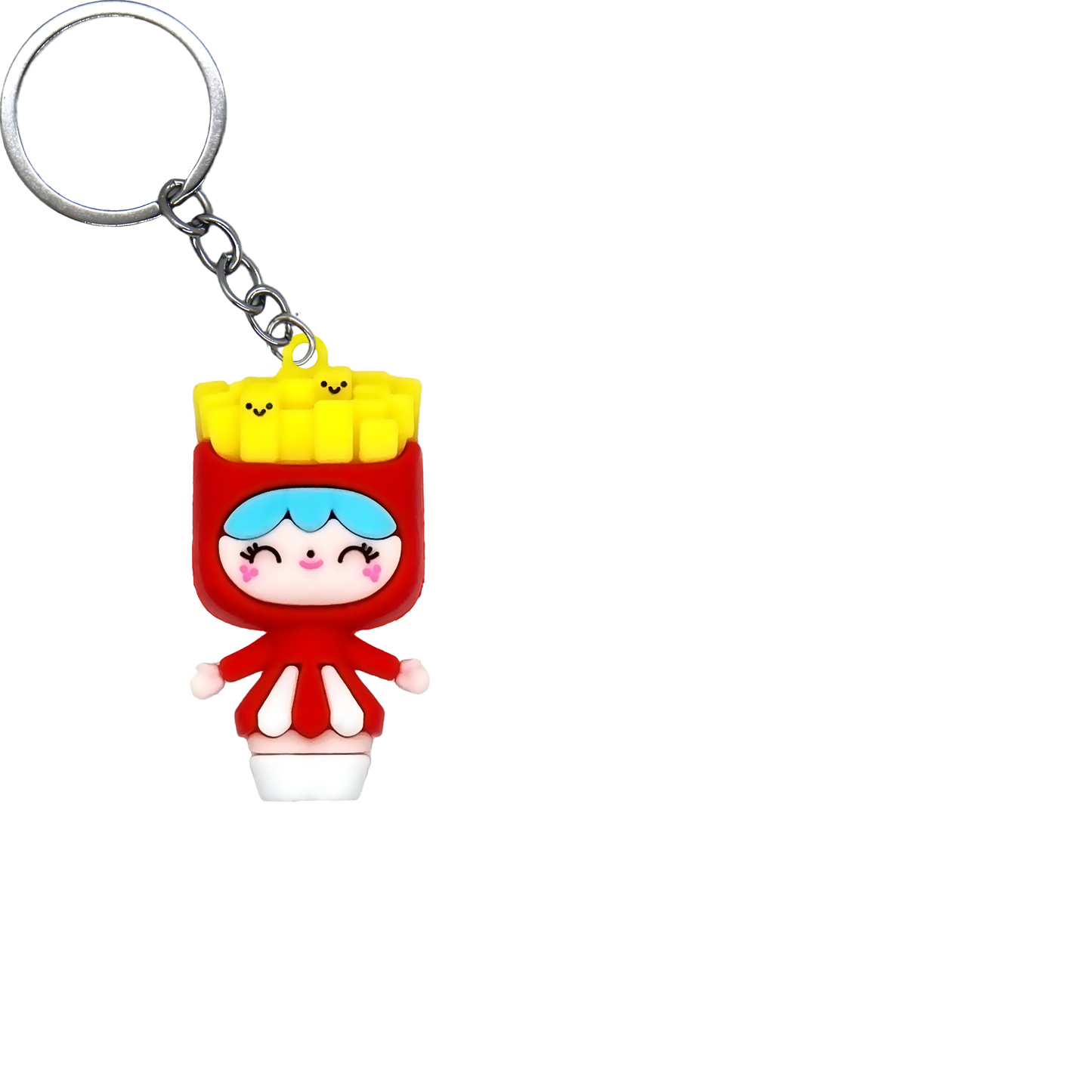 Foodie Friends PVC Figure Keychain in 65mm capsule