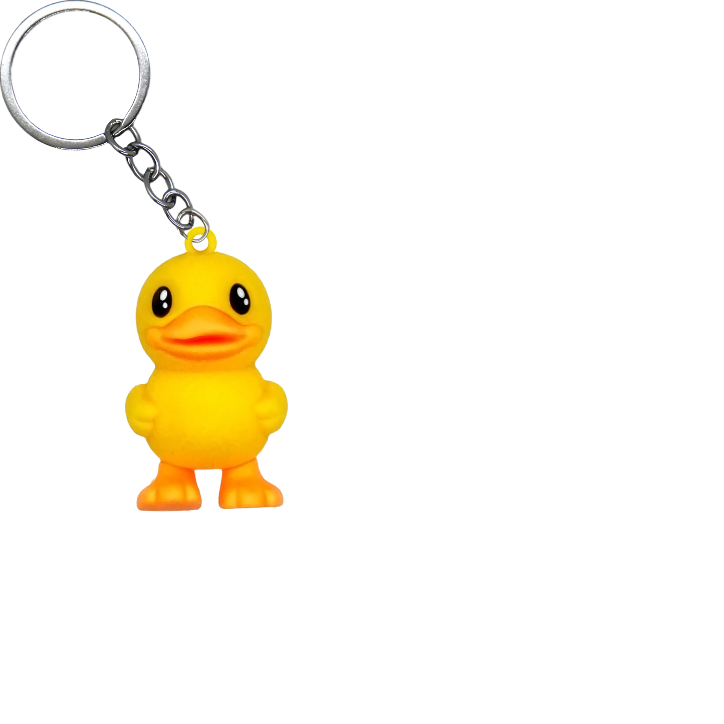 Fruit Duckling PVC Figure Keychain in 65mm capsule