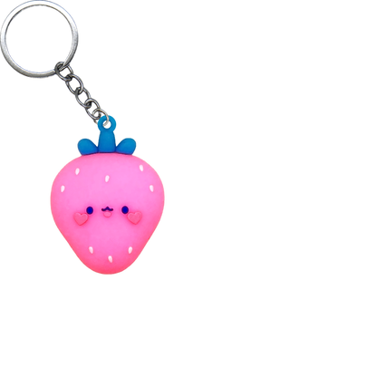 Fruit Buddies PVC Figure Keychain in 65mm capsule