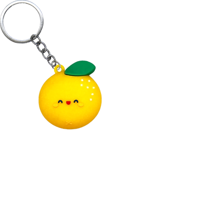 Fruit Buddies PVC Figure Keychain in 65mm capsule