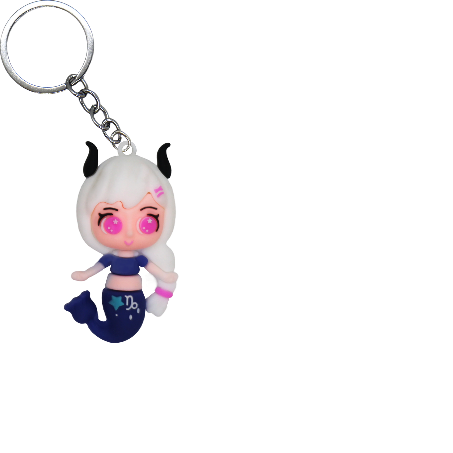 Zodiac Friends PVC Figure Keychain in 65mm capsule