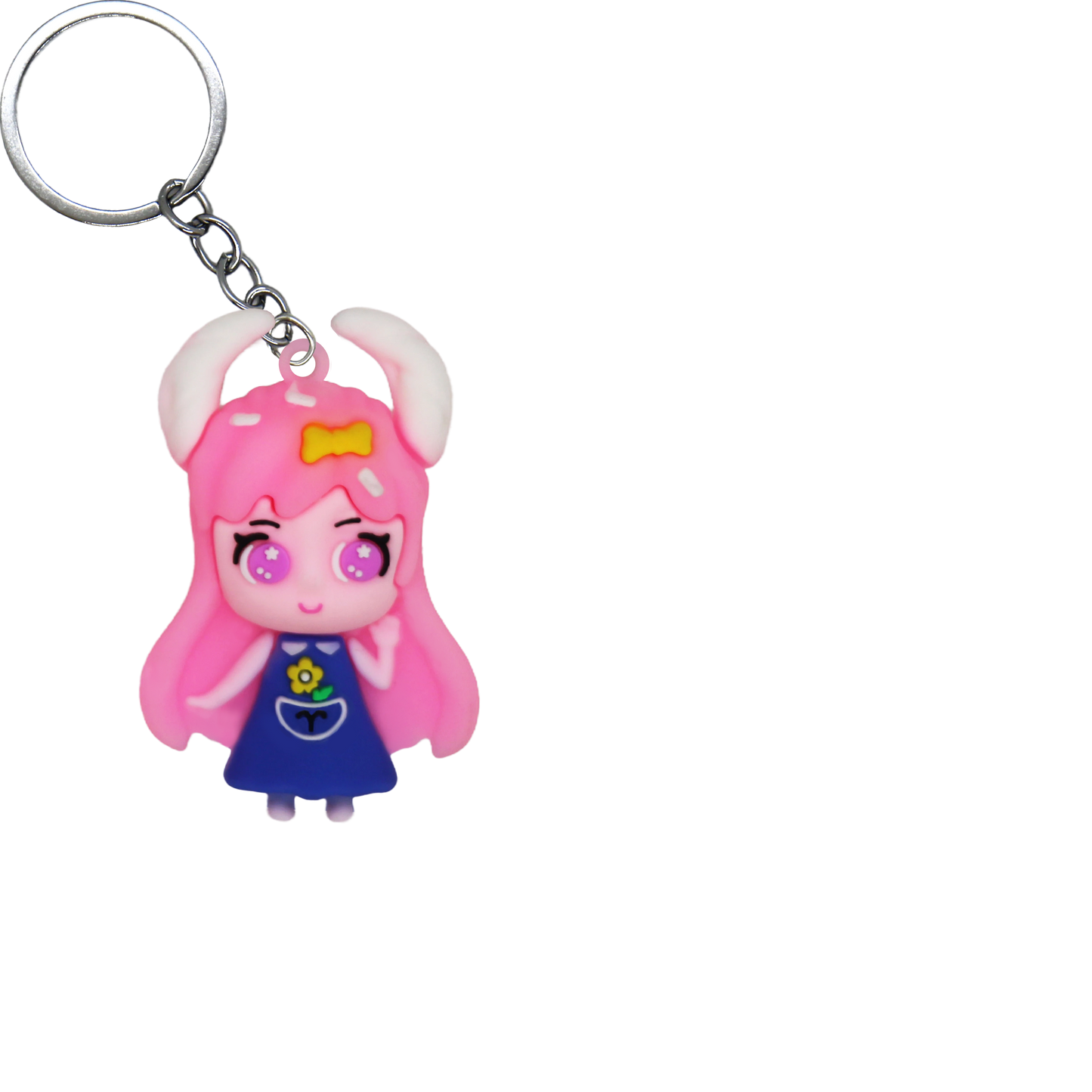 Zodiac Friends PVC Figure Keychain in 65mm capsule