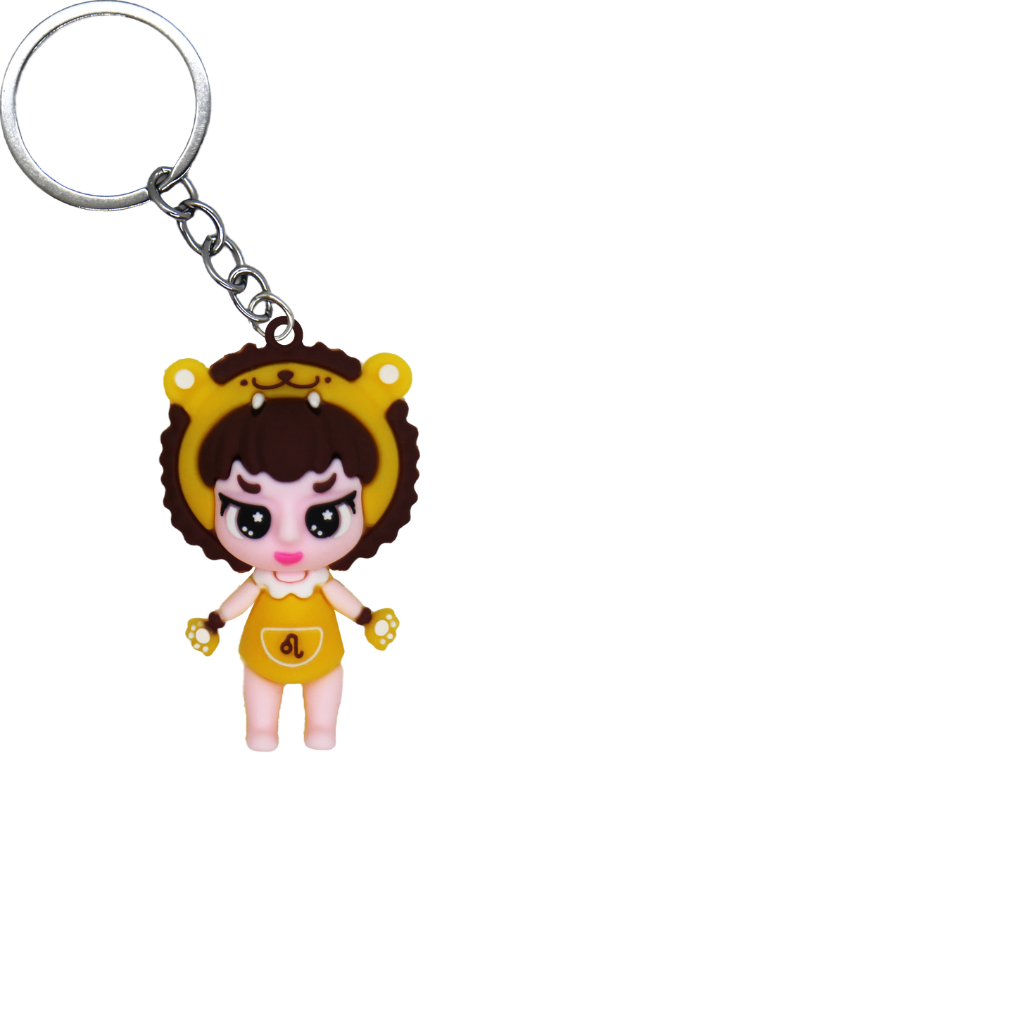 Zodiac Friends PVC Figure Keychain in 65mm capsule