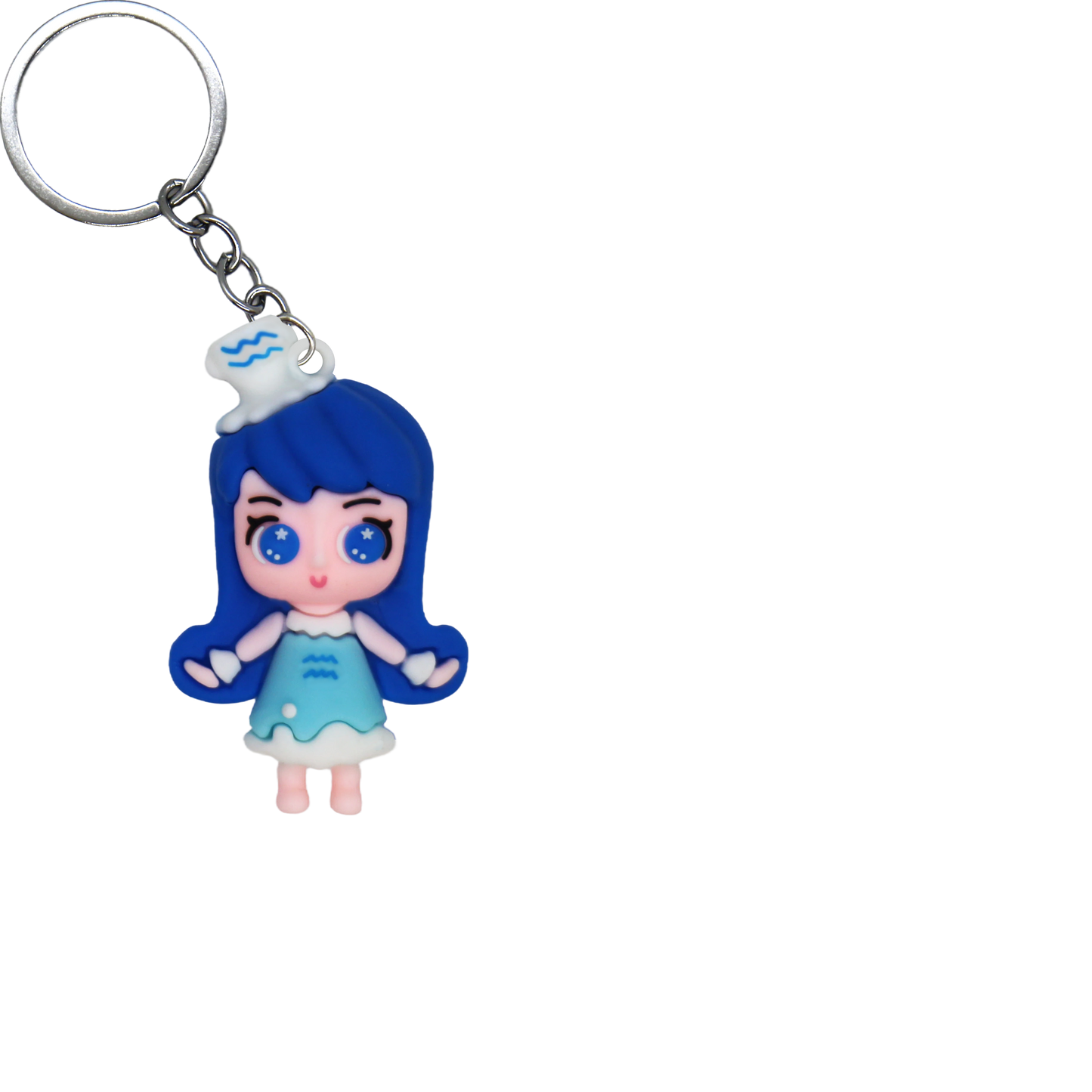 Zodiac Friends PVC Figure Keychain in 65mm capsule