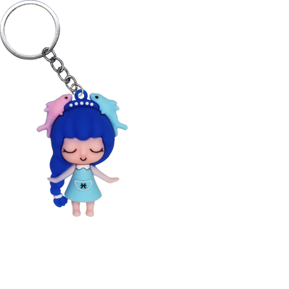 Zodiac Friends PVC Figure Keychain in 65mm capsule