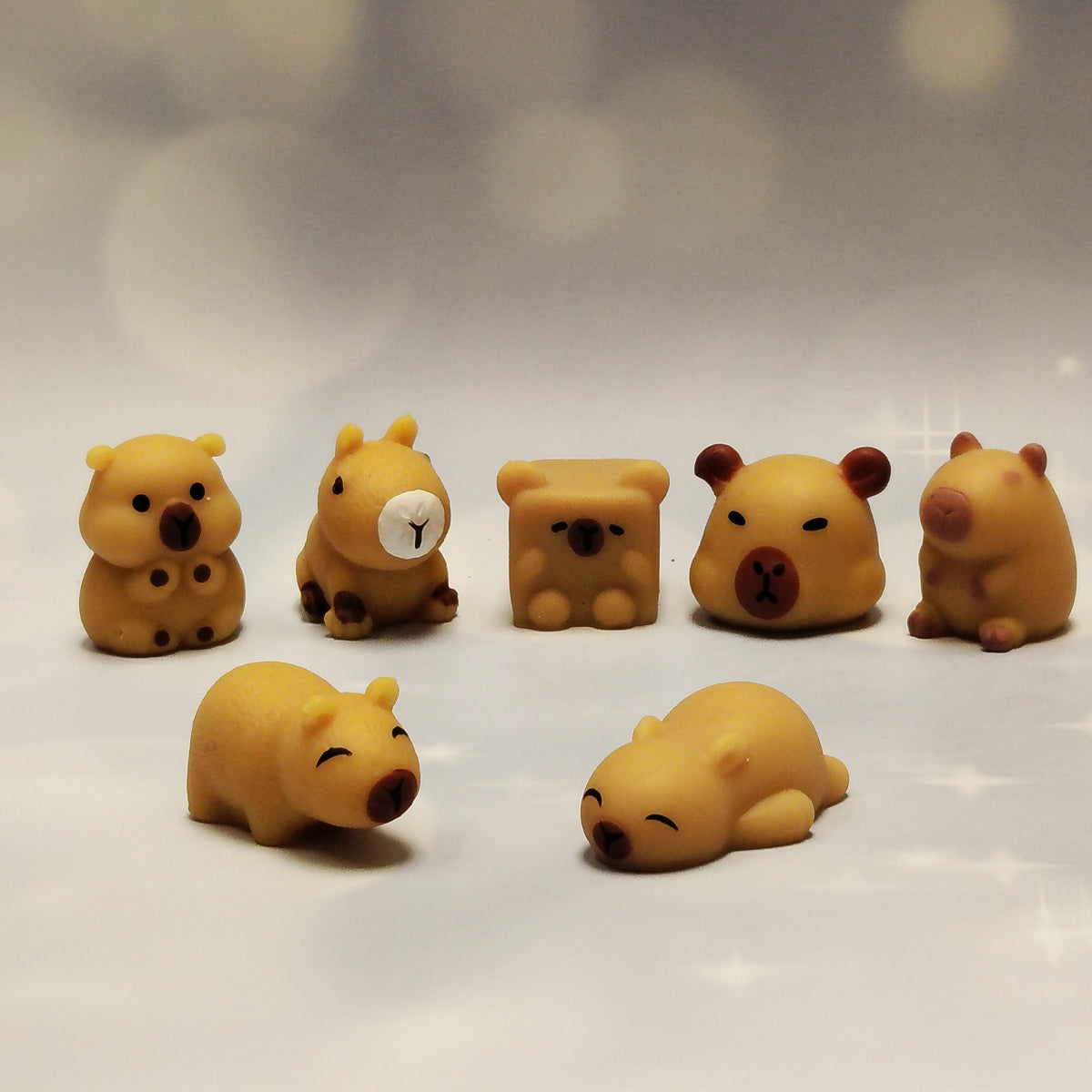 Pocket SquishMates - Capybara in 50mm capsule