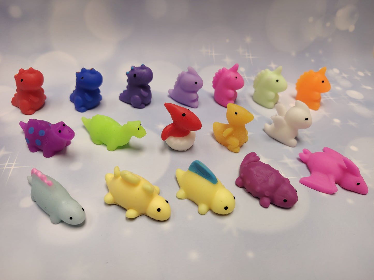 Pocket SquishMates - Dinosaurs in 50mm capsule