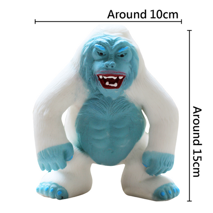 15cm TPR White Snow Monster With Sand